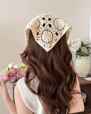 Carmen | Dames Boho Haak Open-Knit Hoofddoek