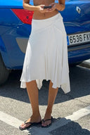Cheyenne | Vrouwen Asymmetrische Sjaal Zoom Midi Rok