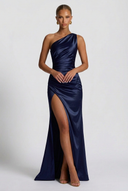 Krisha | Asymmetrische maxi-jurk met split