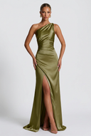 Krisha | Asymmetrische maxi-jurk met split