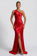 Krisha | Asymmetrische maxi-jurk met split