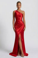 Krisha | Asymmetrische maxi-jurk met split