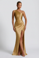 Krisha | Asymmetrische maxi-jurk met split