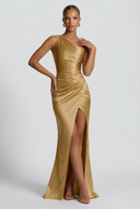 Krisha | Asymmetrische maxi-jurk met split