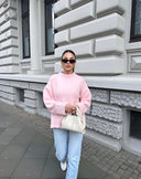 Dove | Dames Oversized Warm Zachte Gebreide Trui