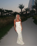 Fiona | Dames Mouwloze Bloemen BodyCon Maxi Zomerjurk