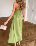 Genesis | Dames Strapless Sweetheart Midi Bruidsgastjurk