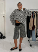 Georgia | Women's Striped Oversized Knit Sweater