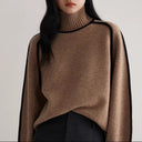 Hartley | Dames Geribbelde Hals Lange Mouw Turtleneck Trui