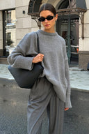 Jocelyn | Dames Oversized Trui met Drop Shoulder en Lange Mouwen