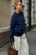 Jocelyn | Dames Oversized Trui met Drop Shoulder en Lange Mouwen