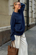 Jocelyn | Dames Oversized Trui met Drop Shoulder en Lange Mouwen