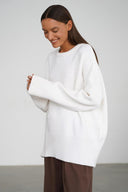 Jocelyn | Dames Oversized Trui met Drop Shoulder en Lange Mouwen
