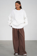Jocelyn | Dames Oversized Trui met Drop Shoulder en Lange Mouwen