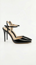 Jula | Dames Metallic Puntige Teen Stiletto Sandalen