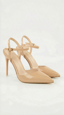 Jula | Dames Metallic Puntige Teen Stiletto Sandalen