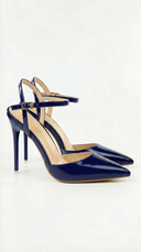 Jula | Dames Metallic Puntige Teen Stiletto Sandalen