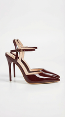 Jula | Dames Metallic Puntige Teen Stiletto Sandalen
