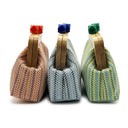 Kaia | Dames Boho Geweven Clutch Tas met Houten Frame