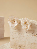 Kamryn | Vrouwen Gelaagde Bloem Beaded Stud Oorbellen