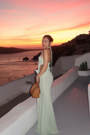 Kaylani | Vrouwen Butterfly Cut-Out Maxi Bruiloft Gast Jurk