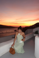 Kaylani | Vrouwen Butterfly Cut-Out Maxi Bruiloft Gast Jurk