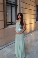 Kaylani | Vrouwen Butterfly Cut-Out Maxi Bruiloft Gast Jurk