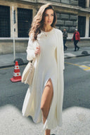 Kendra | Dames Open Front Longline Gebreide Cardigan