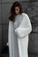 Kendra | Dames Open Front Longline Gebreide Cardigan