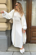 Kendra | Dames Open Front Longline Gebreide Cardigan