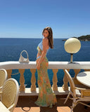 Kiarra | Vrouwen Strand Ibiza Maxi Rok Cover-Up