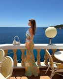 Kiarra | Vrouwen Strand Ibiza Maxi Rok Cover-Up