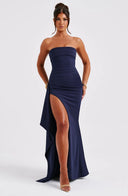 Mikhaela | Strapless maxi-jurk