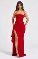 Mikhaela | Strapless maxi-jurk