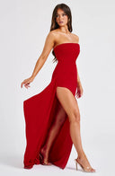 Mikhaela | Strapless maxi-jurk