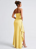 Mikhaela | Strapless maxi-jurk