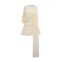 Liana | Vrouwen Elegant Cape Mini Zomerjurk met Ballonrok