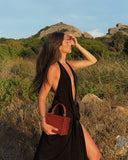 Willow | Diepe V-hals maxi-jurk