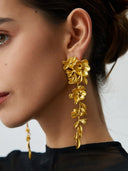 Luna | Women's Floral Fringe Earrings