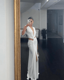 Meadowlyn | Dames Tropic Drape Maxi Zomer Vakantiekleed