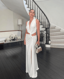 Meadowlyn | Dames Tropic Drape Maxi Zomer Vakantiekleed