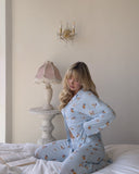Nicole | Dames Cozy Geprinte Pyjama Set