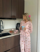Nicole | Dames Cozy Geprinte Pyjama Set