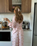 Nicole | Dames Cozy Geprinte Pyjama Set