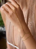 Nylah | Vrouwen Hand Ketting Link Gelaagde Pols Ketting Armband