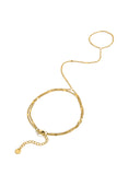 Nylah | Vrouwen Hand Ketting Link Gelaagde Pols Ketting Armband