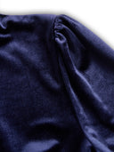 Oakley | Dames Crew Neck Lange Mouwen Fluwelen Midi Jurk