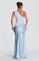 Emilia | Asymmetrische maxi-jurk