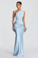 Emilia | Asymmetrische maxi-jurk