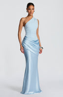 Emilia | Asymmetrische maxi-jurk